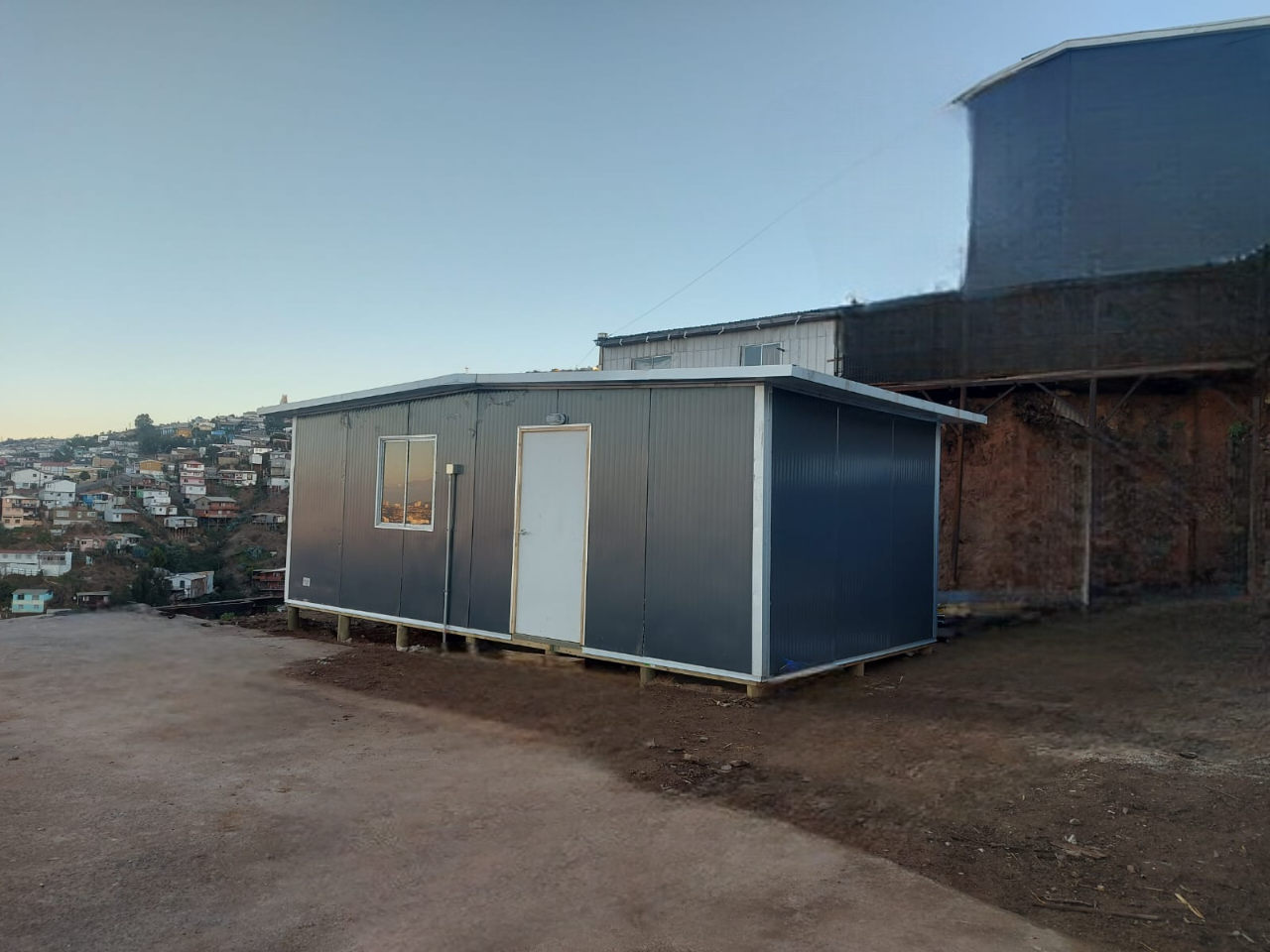 Vivienda transitoria instalada